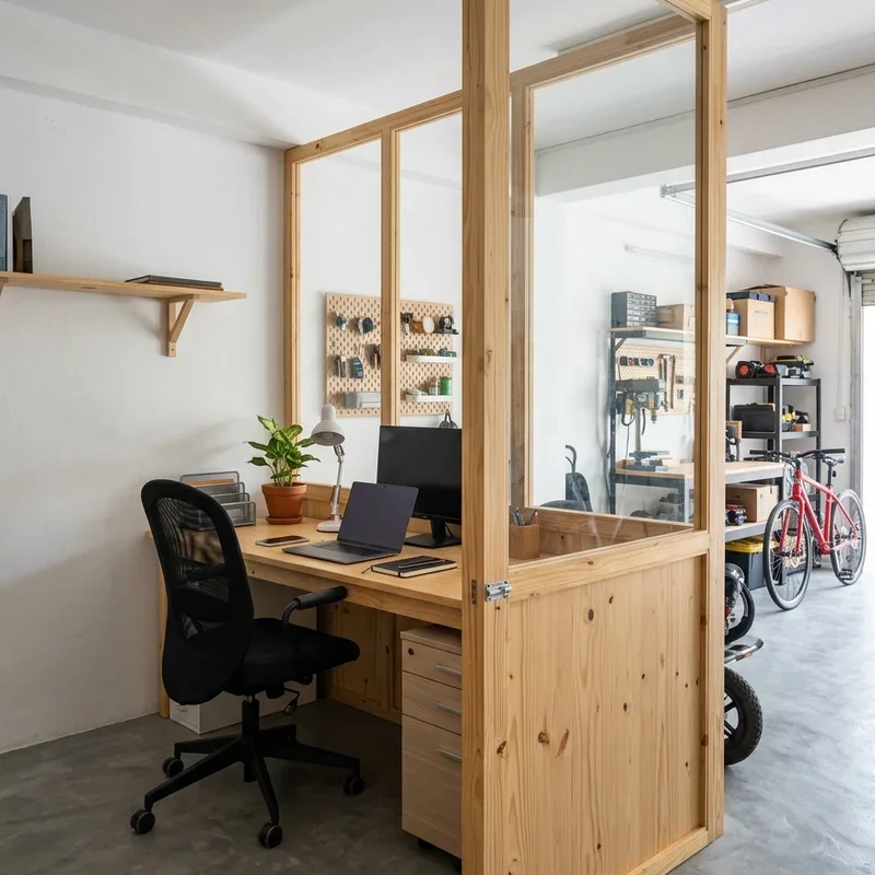 Small Garage Office Design Ideas