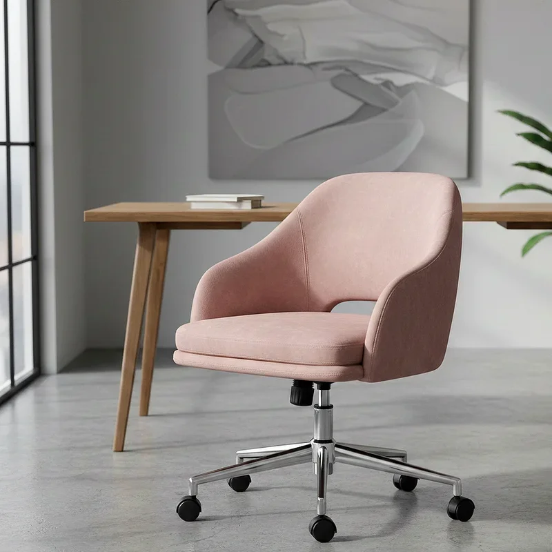 Pink and Grey Office Ideas