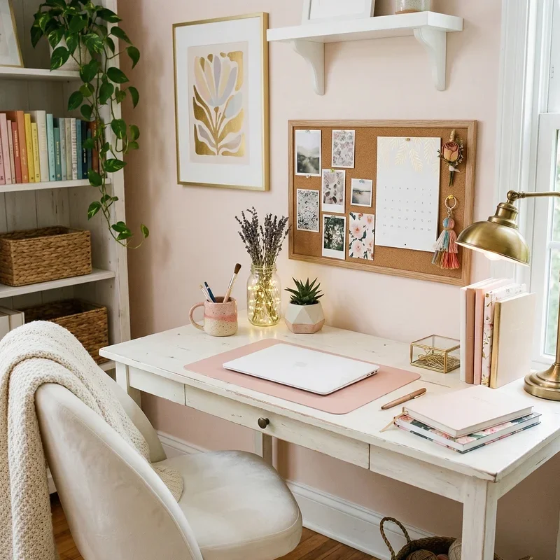 Girly Home Office Ideas