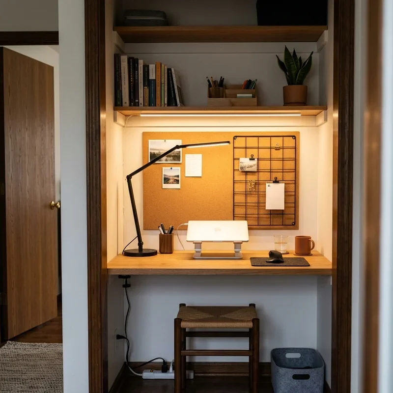 Closet Office Ideas