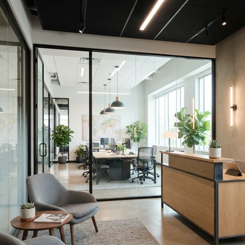 Small Office Lobby Design Ideas