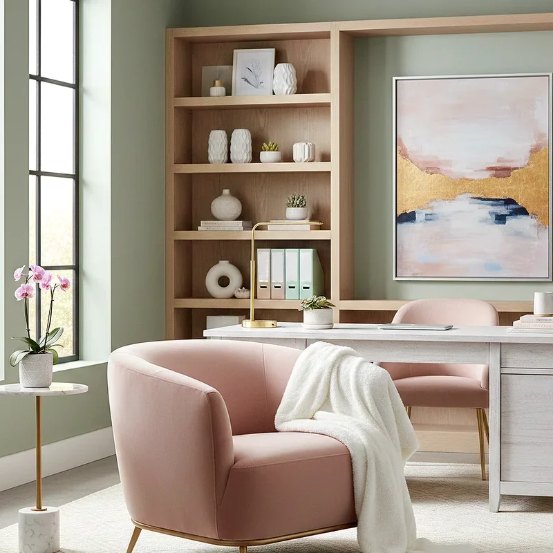 Feminine Home Office Ideas