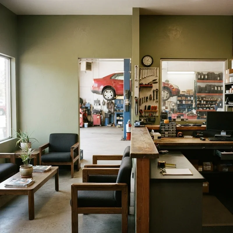 Mechanic Shop Office Ideas