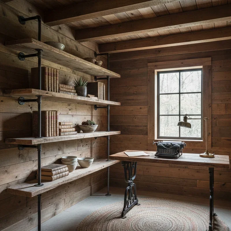 Small Rustic Office Ideas