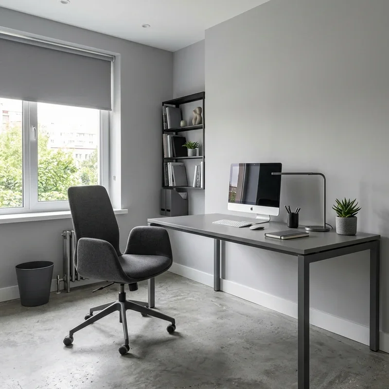 Gray Office Ideas