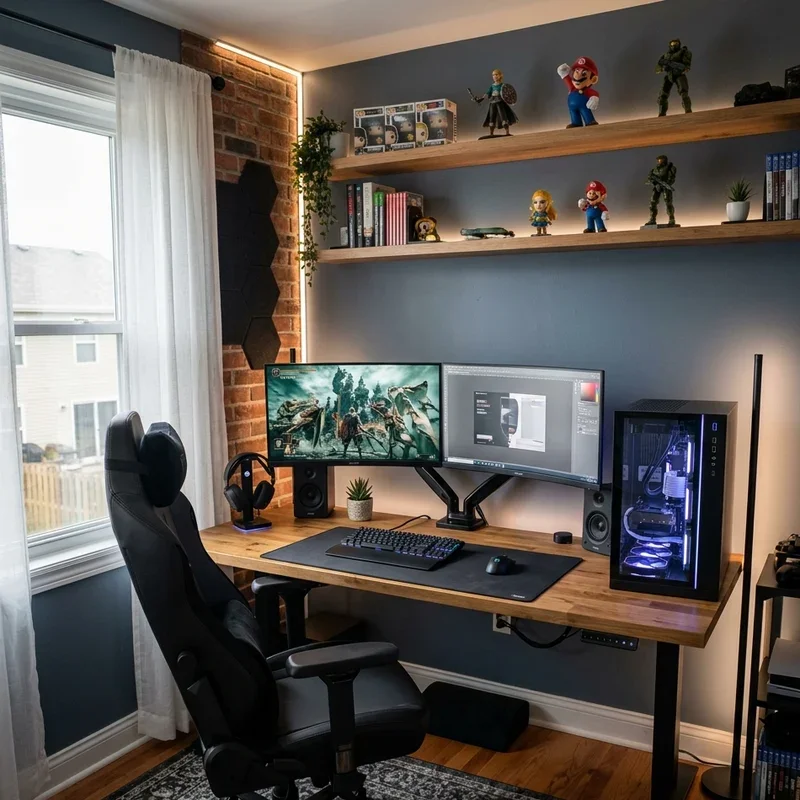 15 Gaming Room/Office Ideas for Stylish Setups