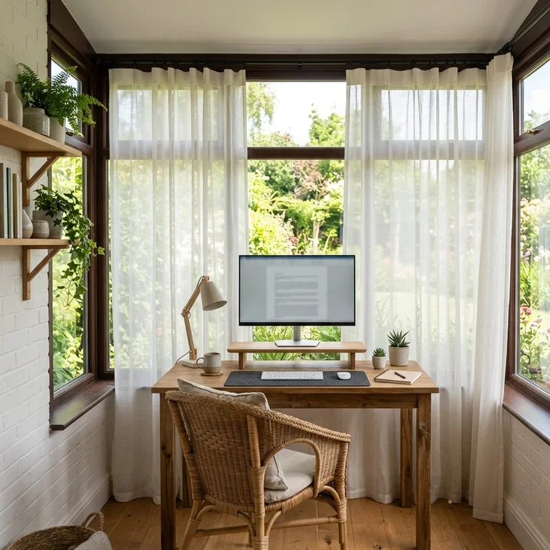 Small Sunroom Office Ideas