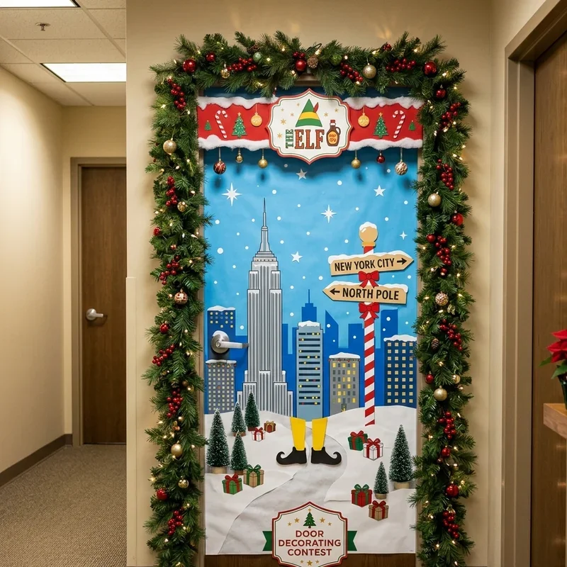 Christmas Office Door Decorating Contest Ideas