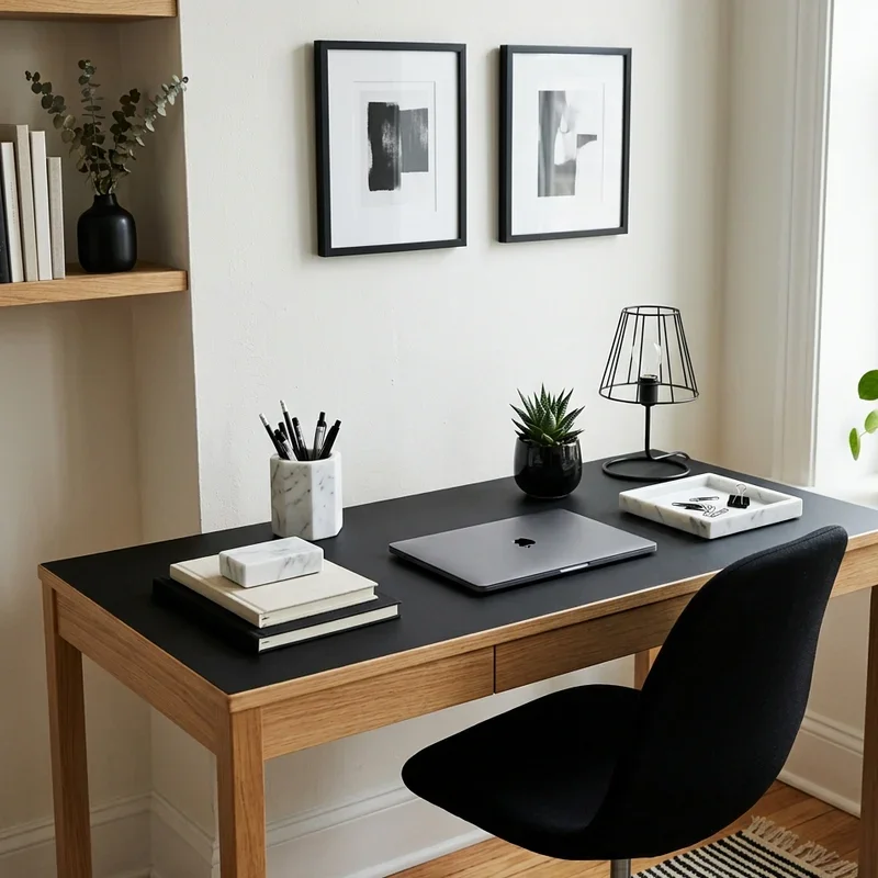 Black and White Home Office Ideas
