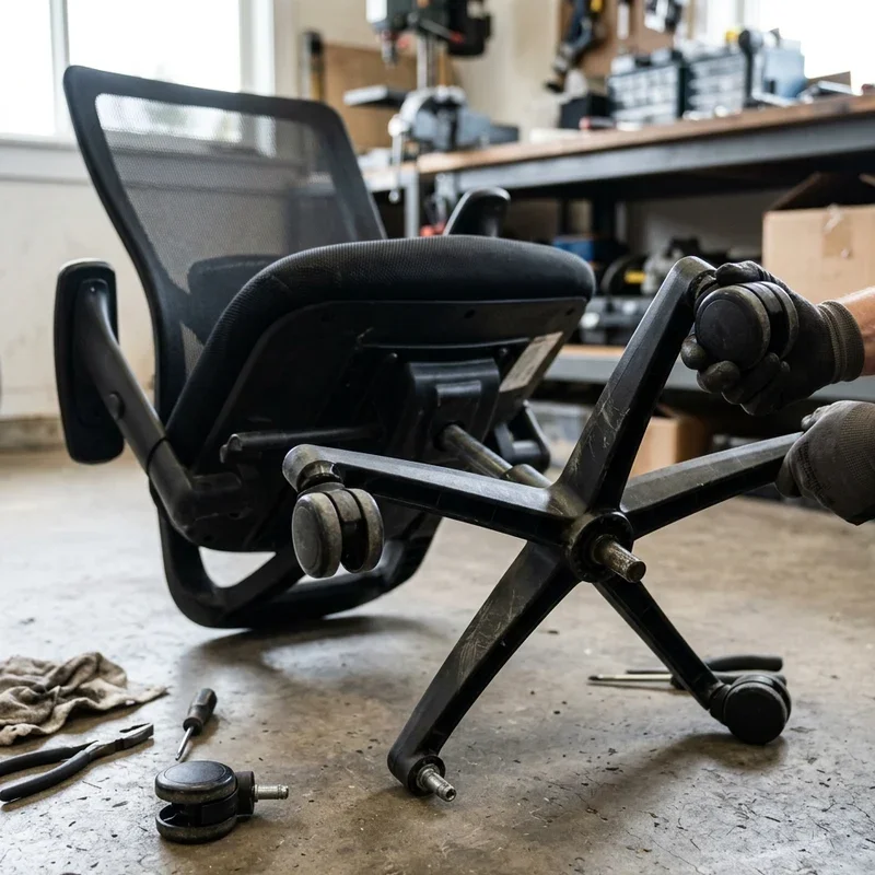How to Remove Casters From Office Chair