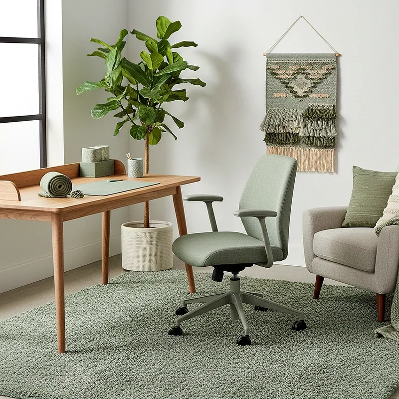 Sage Green Office Ideas