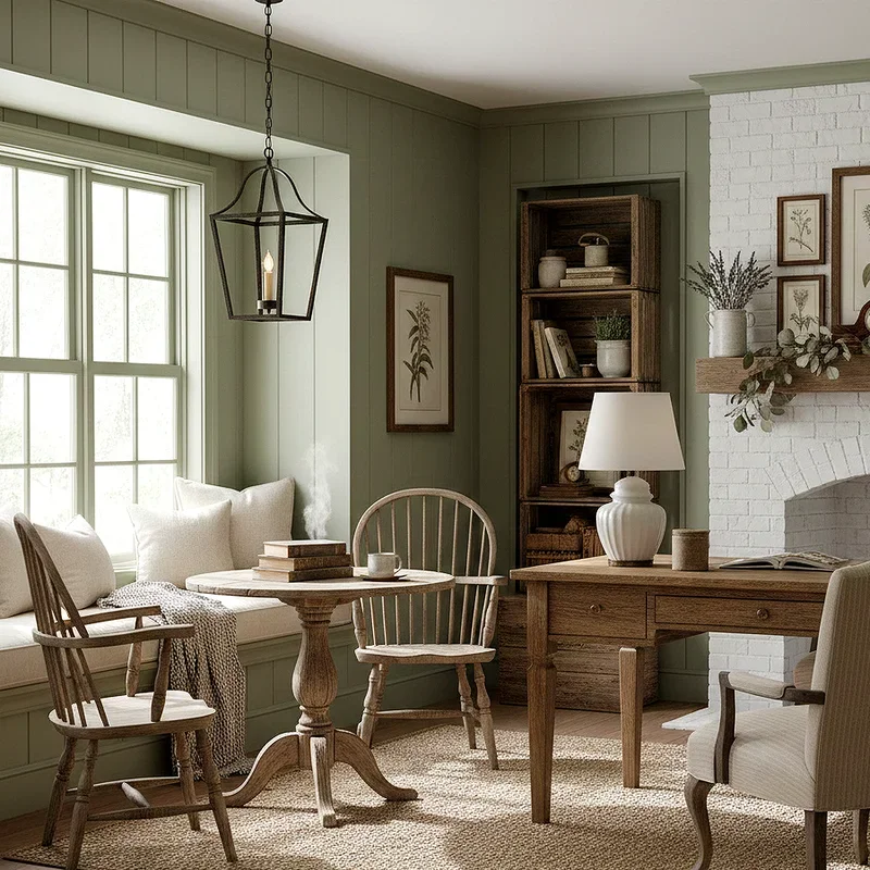 Rustic Farmhouse Office Ideas