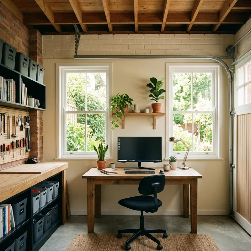 Garage Office Ideas