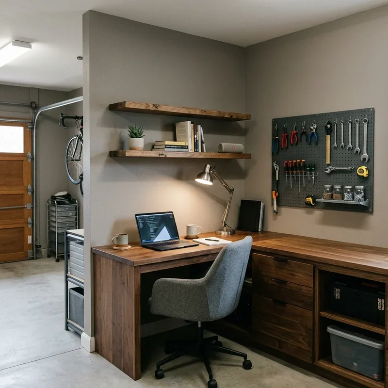 Garage Office Ideas