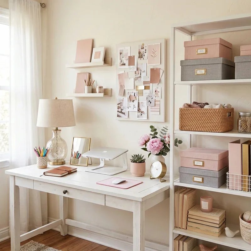 Girly Home Office Ideas