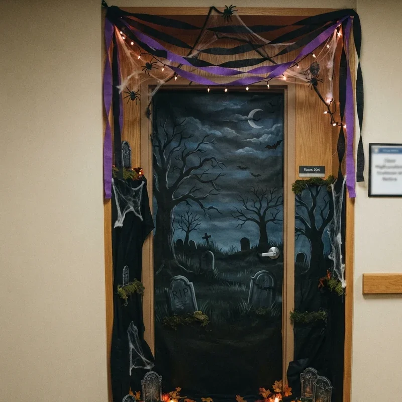 Halloween Office Door Ideas