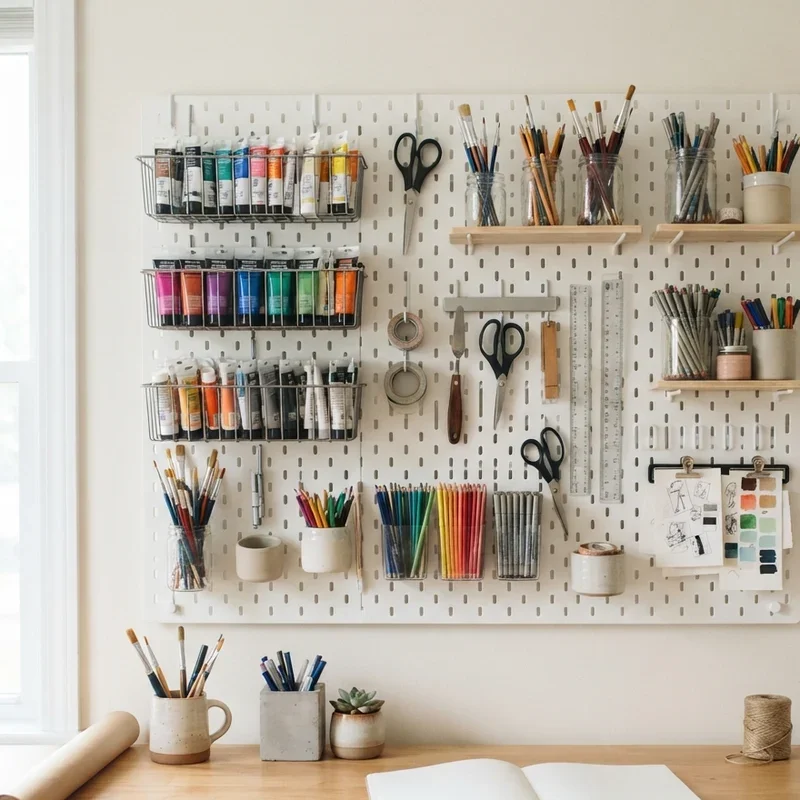 Pegboard Office Ideas