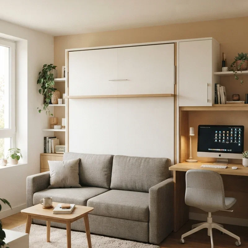 Home Office Ideas With Murphy Bed