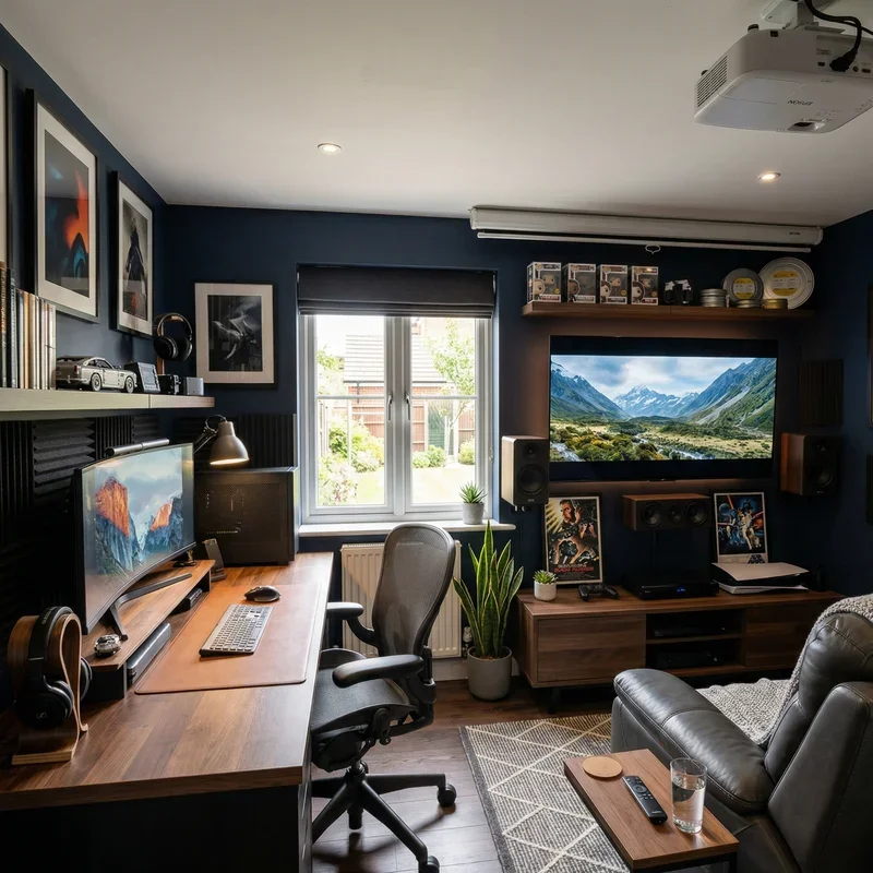 Small Home Office Man Cave Ideas