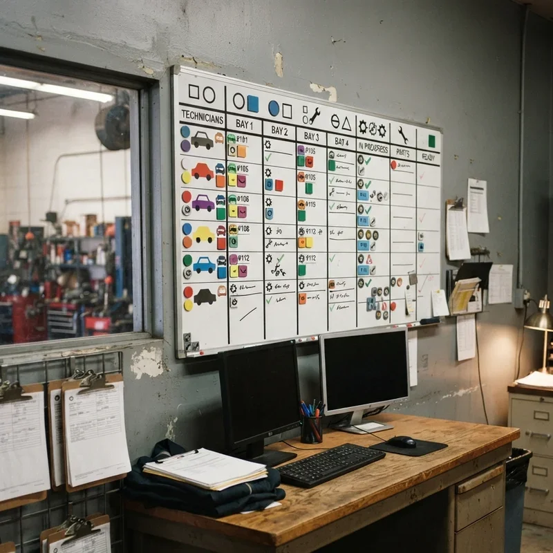Mechanic Shop Office Ideas