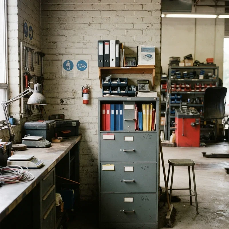 Mechanic Shop Office Ideas