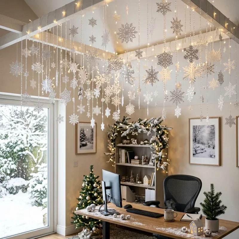 Winter Wonderland Office Ideas
