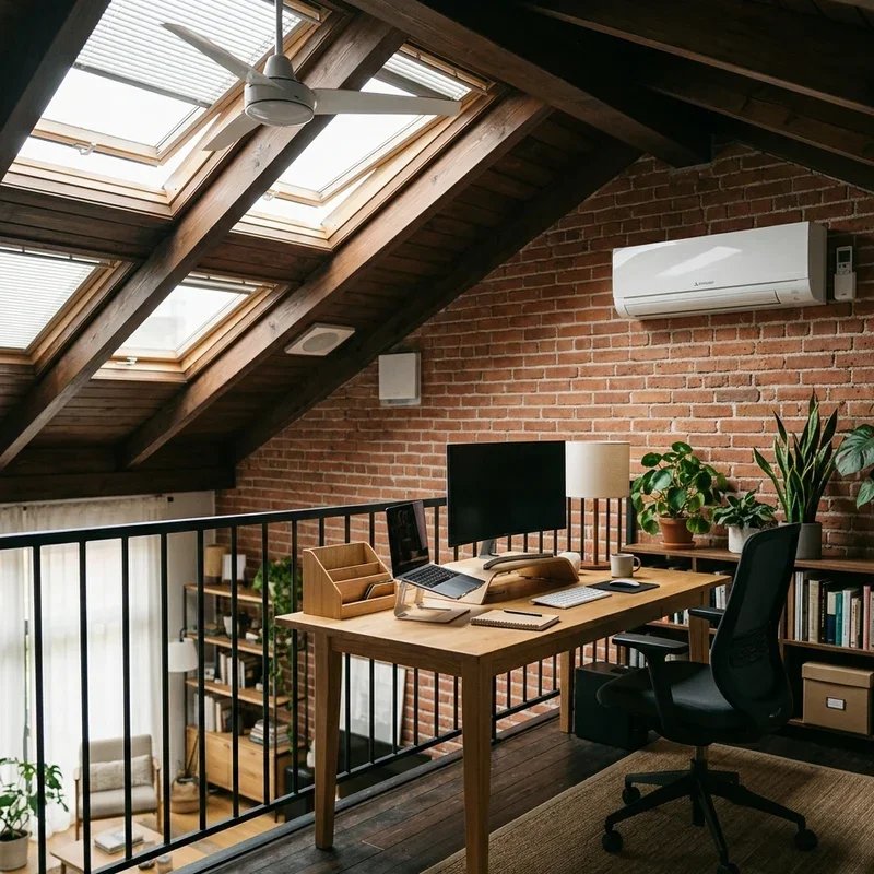 Loft Home Office Ideas