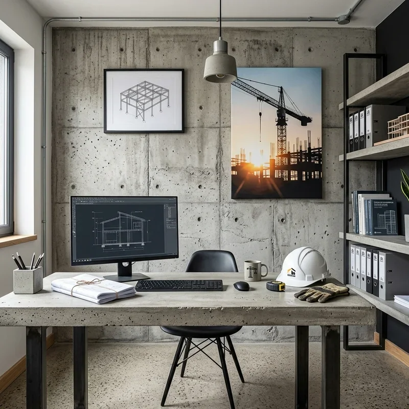 Construction Office Decor Ideas
