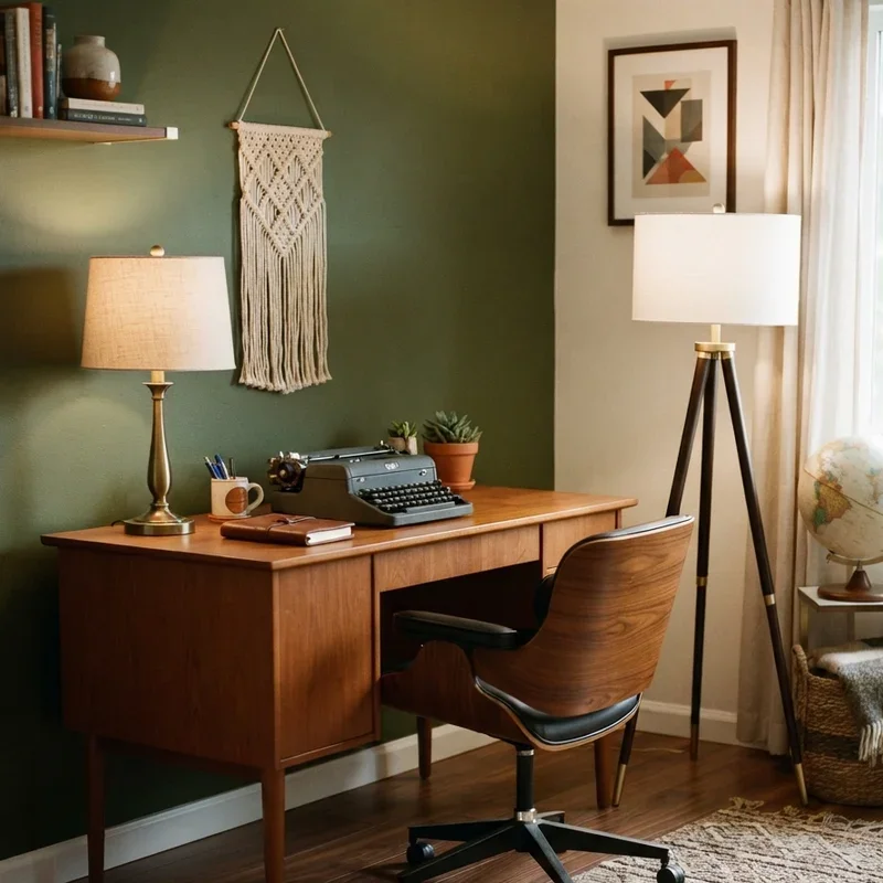 Mid Century Modern Home Office Ideas