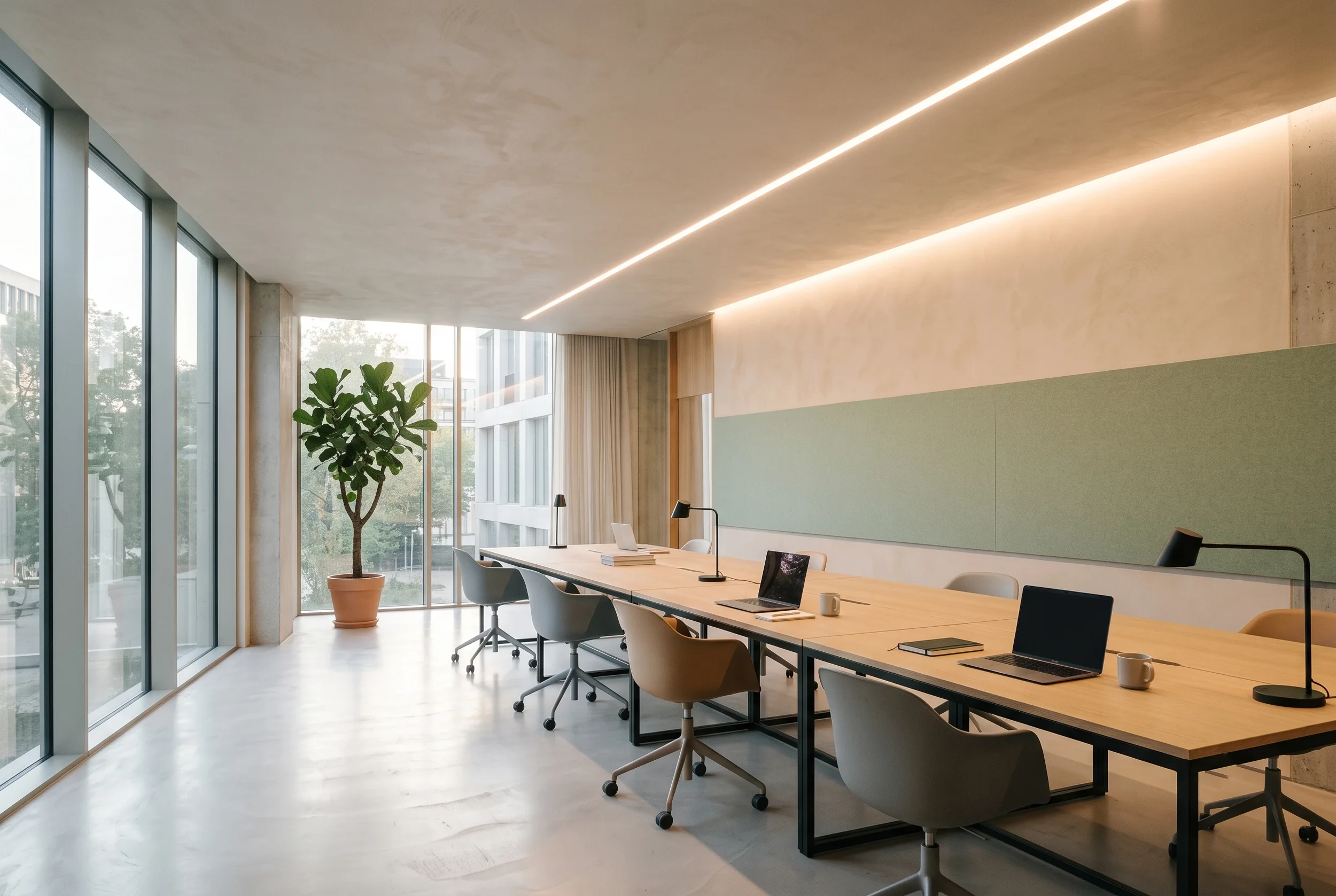 Two Numbers that Decide Whether a Linear LED Line Works Over a Desk