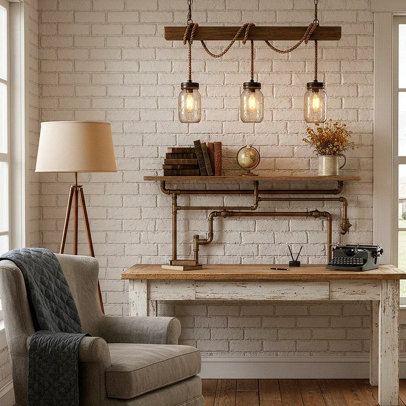 Rustic Farmhouse Office Ideas