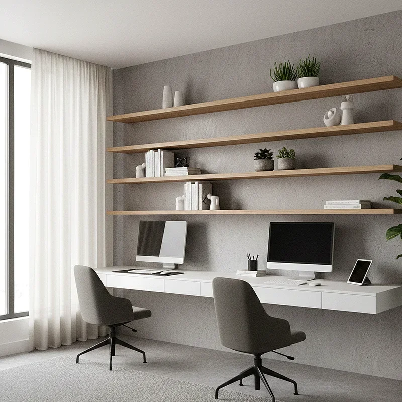 Double Desk Home Office Ideas