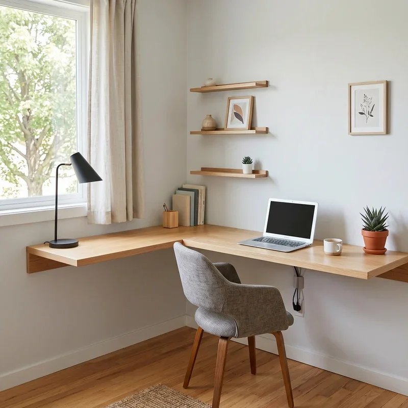 Home Office Ideas With L Shaped Desk