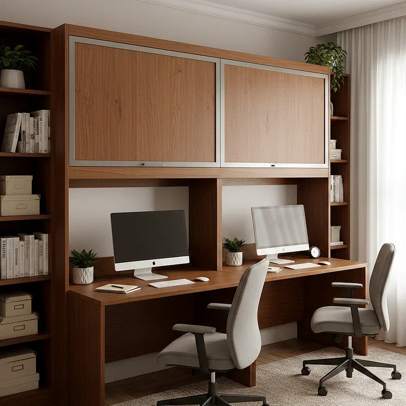 Double Desk Home Office Ideas