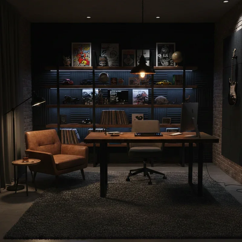 Home Office Man Cave Ideas