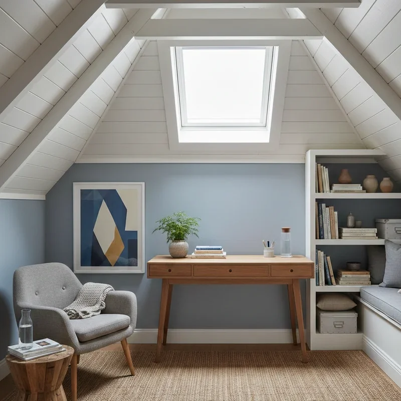 Small Attic Office Ideas