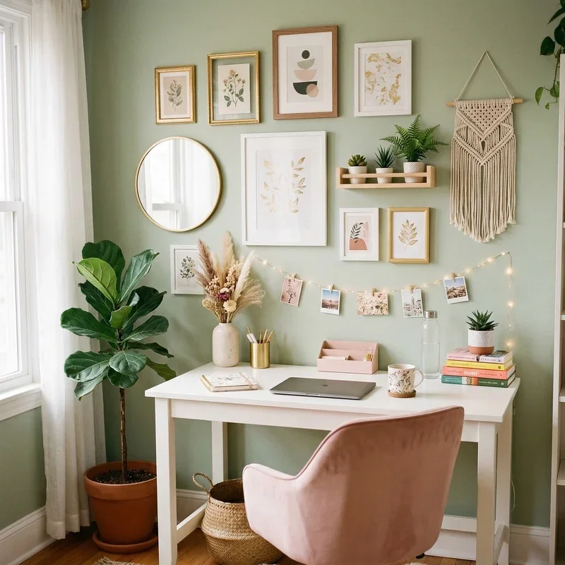 Girly Home Office Ideas