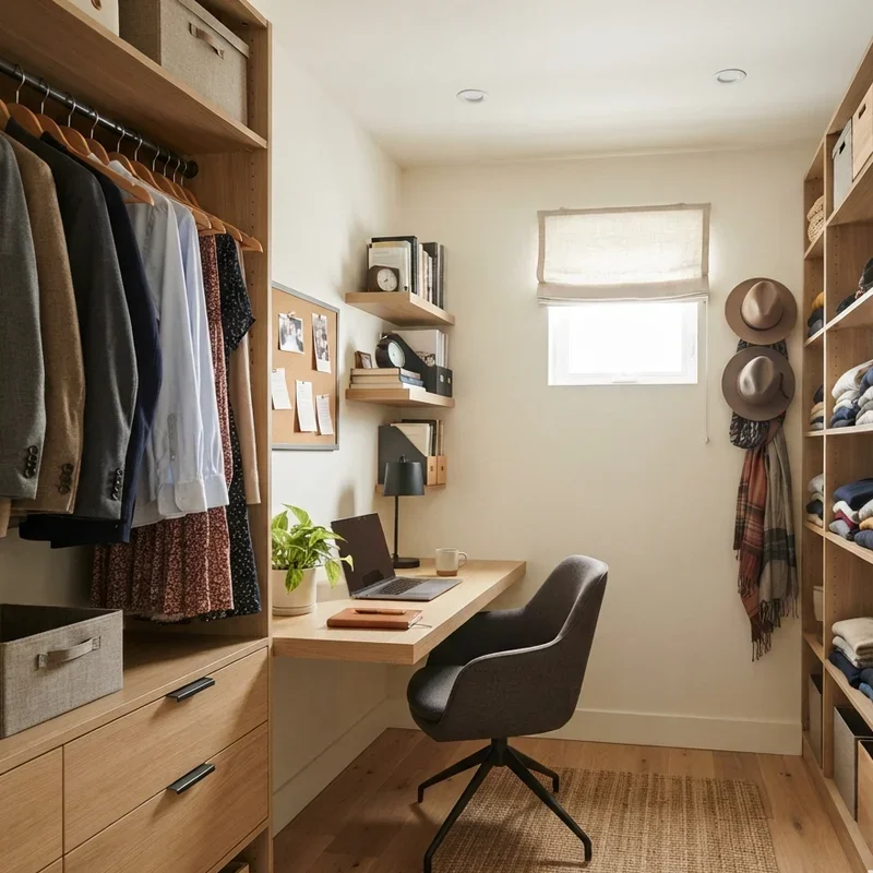 Walk In Closet Office Ideas