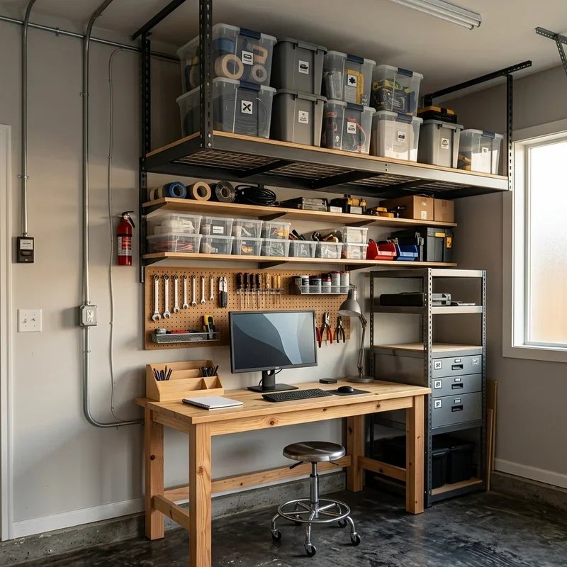 Garage Office Ideas