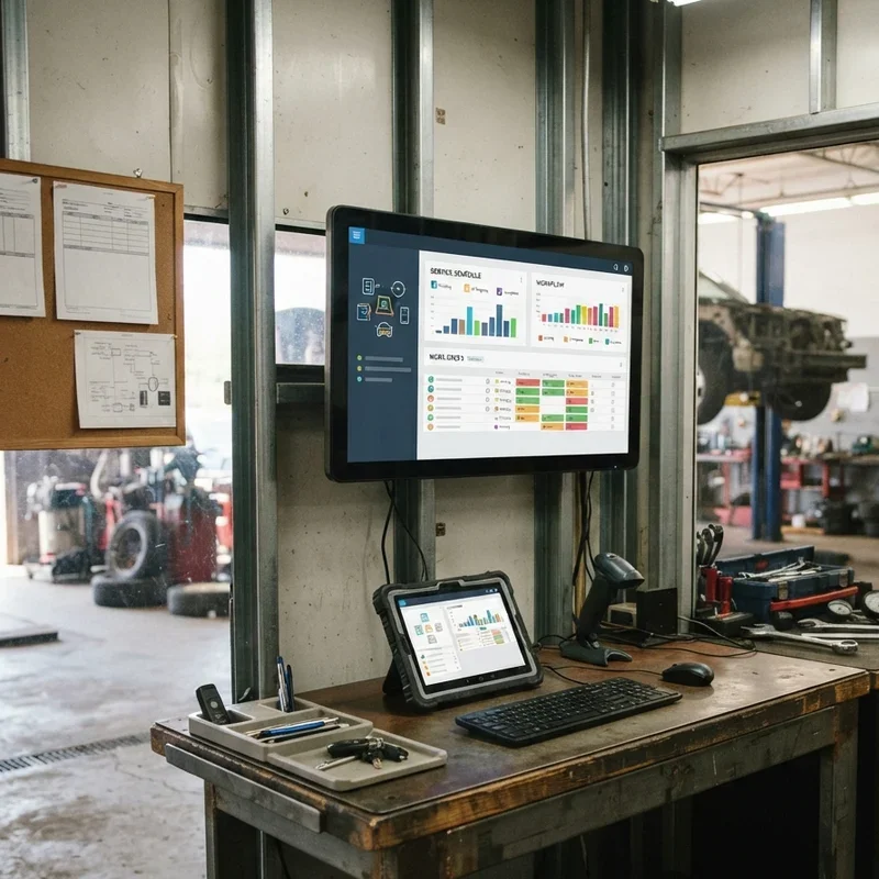 Mechanic Shop Office Ideas
