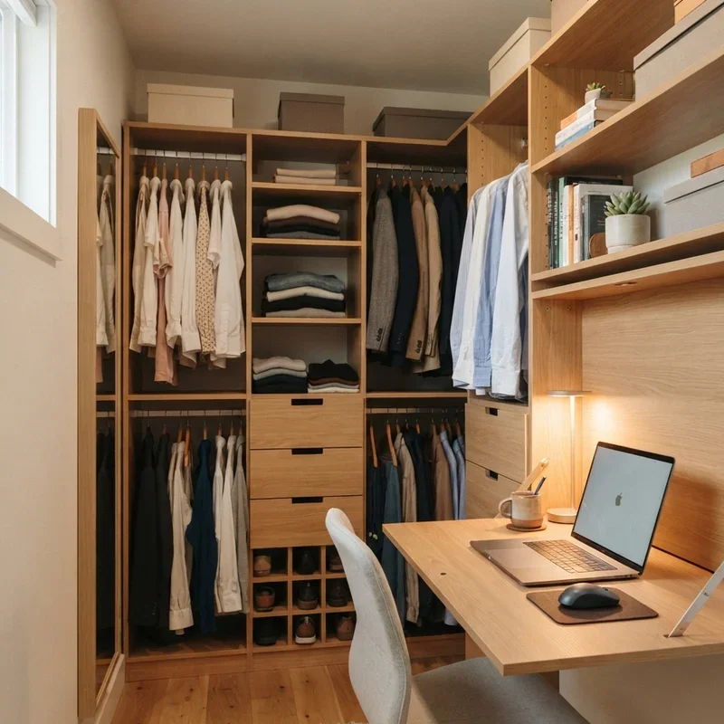 Walk In Closet Office Ideas