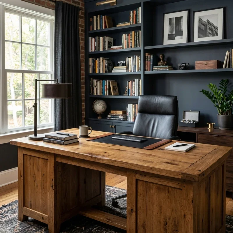 Masculine Home Office Ideas
