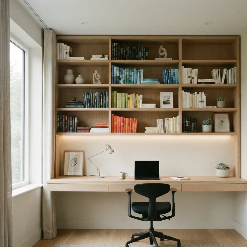 Home Office Library Design Ideas
