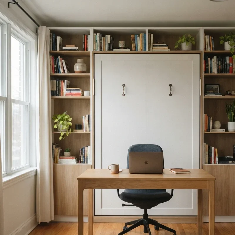 Home Office Ideas With Murphy Bed