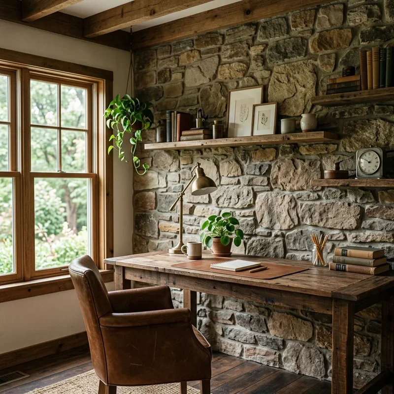 Rustic Home Office Ideas