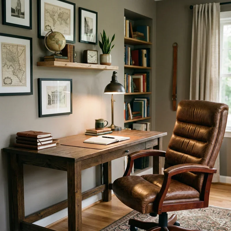 Men's Home Office Ideas