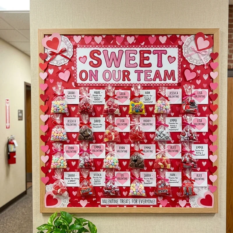 Valentine’s Day Workplace Bulletin Board Ideas