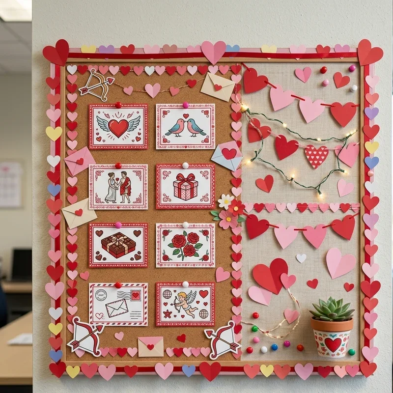 Valentine’s Day Workplace Bulletin Board Ideas