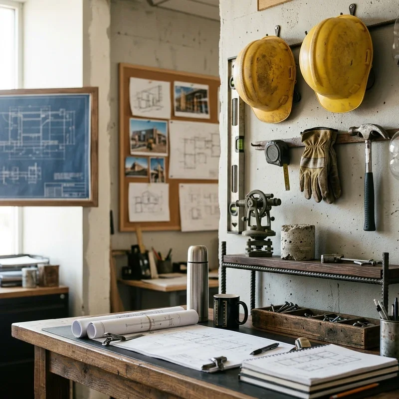 Construction Office Decor Ideas