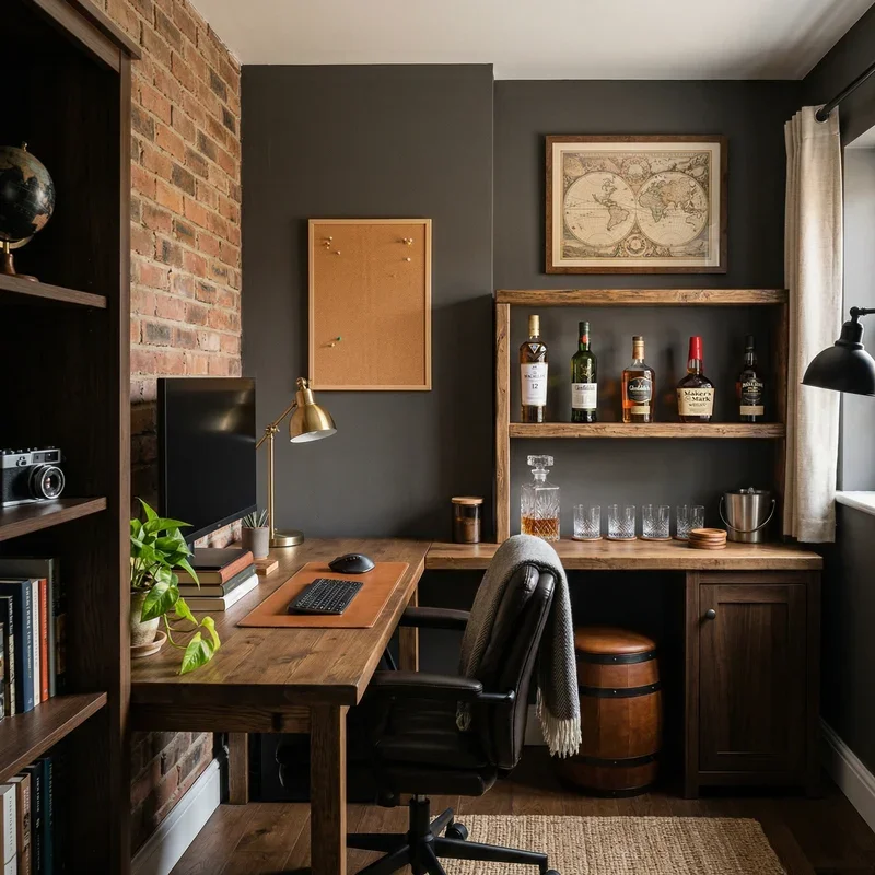 Small Home Office Man Cave Ideas